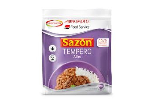 TEMPERO SAZON/PACOTAO ALHO " 900GR "