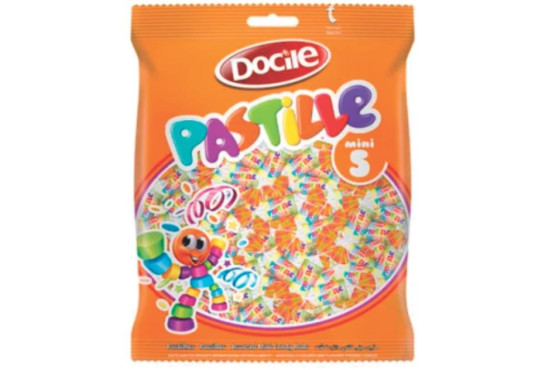 PASTILHA DOCILE SORTIDA MINI C/ 100 580GR