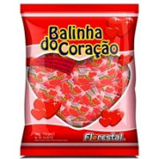 BALA FLORESTAL CORAÇÃO MORANGO 700GR