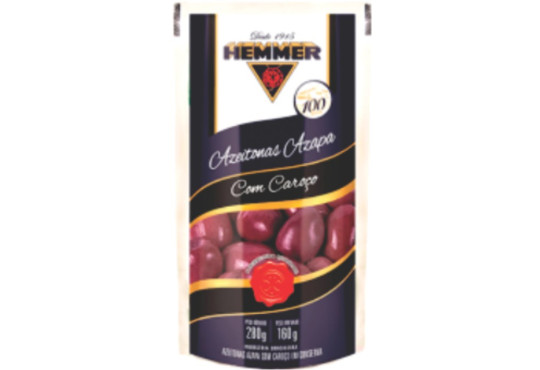 AZEITONA HEMMER PRETA AZAPA SACHÊ 160GR