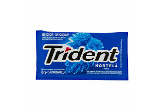 CHICLE TRIDENT. HORTELA C/ 21 X 5