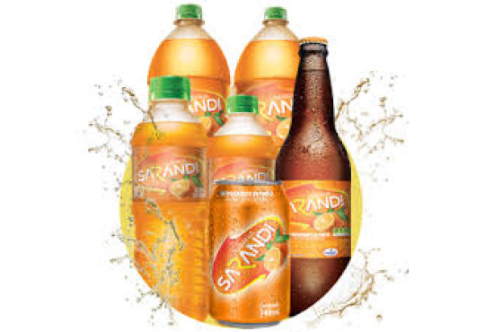 REFRI SARANDI LATA LARANJA 12X350ML