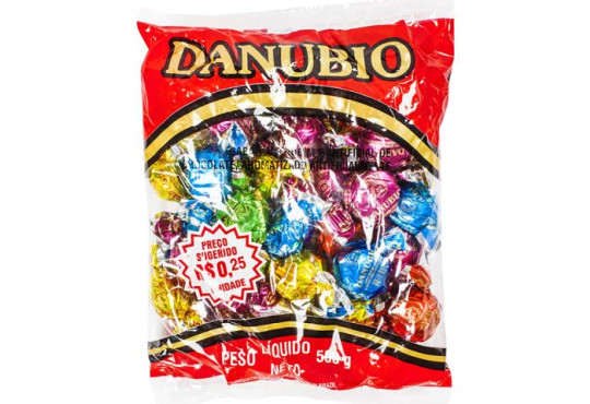 BOMBOM DANUBIO PACOTE 400GR SORTIDO