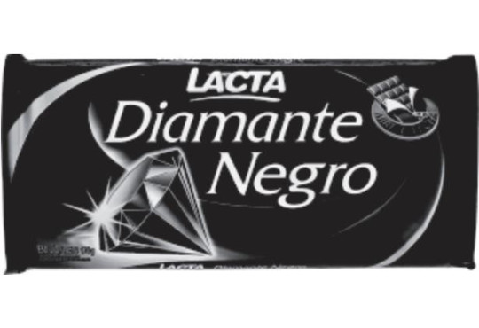 CHOC. BARRA LACTA DIAMANTE NEGRO 150GR