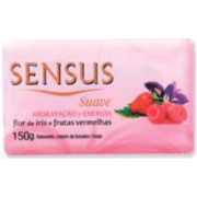 SABONETE SENSUS/FRUTAS VERMELHAS/FL0RES 12X150GR VERDE