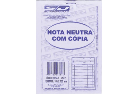 BLOCO PEDIDO NEUTRA 40FLH 2 VIAS TILIBRA