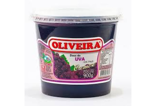 DOCE FRUTA OLIVEIRA UVA 900GR