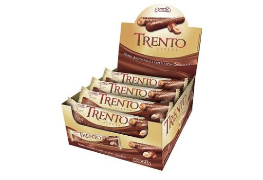 CHOC. PECCIN TRENTO C/ RECH AVELÃ 32GR