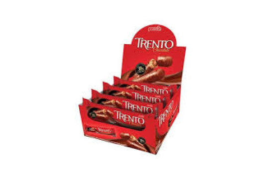 CHOC. PECCIN TRENTO C/RECH CHOC. LEITE 16X29GR