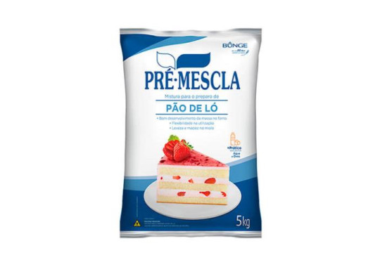 BUNGE PRÉ-MESCLA PÃO DE LÓ 5KG