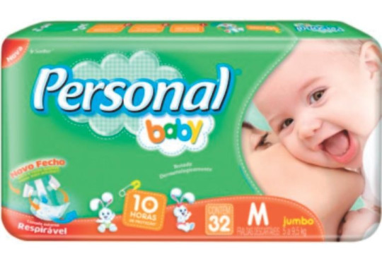 FRALDA PERSONAL BABY MEDIA C/ 32 JUMB0