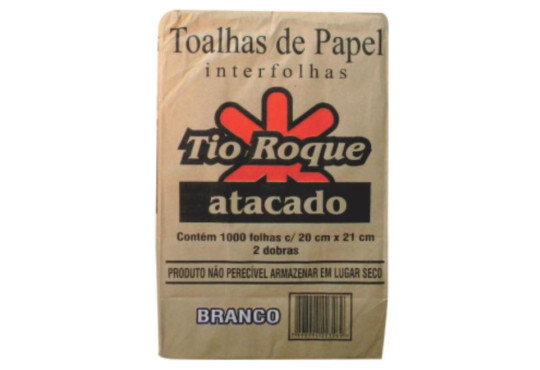PAPEL TOALHA TIO ROQUE BRANCO C/ 1000