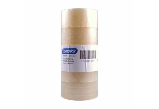FITA LARGA BOMPACK TRANSPARENTE 48MM X 100MT UNIDADE