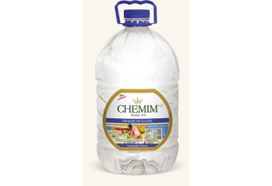 VINAGRE CHEMIM BRANCO ALCOOL 5LT PET