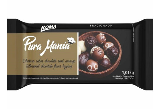 CHOC. COB. PURAMANIA ROMA SEMI AMARGA 1.010KG
