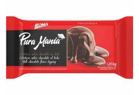 CHOC. COB. PURAMANIA ROMA LEITE 1.010KG