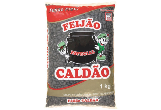 FEIJÃO PRETO CALDÃO TIPO 1 1KG