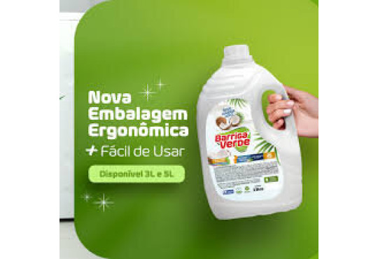 SABAO LIQUIDO LAVAROUPAS COCO BARRIGA VERDE 5LT GALAO