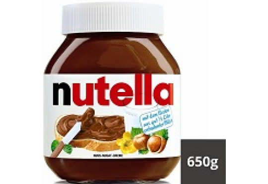 DOCE CREME AVELA NUTELLA == 650GR == FERRERO