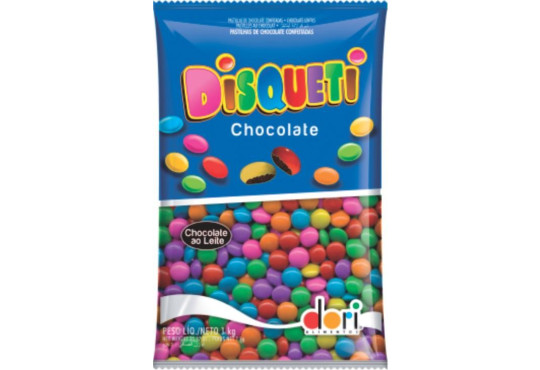 PASTILHA CHOC. DORI DIQUETI GRANDE 1KG