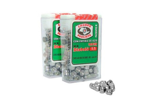 CHUMBINHO PRESSAO DIABOLO 5.5MM C/100