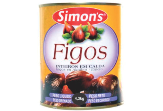 POLPA FRUTA SIMONS FIGO 4,3KG