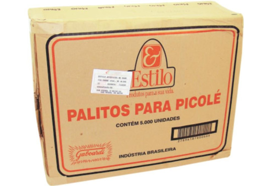 PALITO PICOLÉ COMUM PONTA REDONDA ESTILO C/ 10000