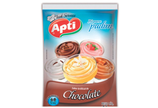 PÓ P/ PUDIM APTI CHOCOLATE 1KG