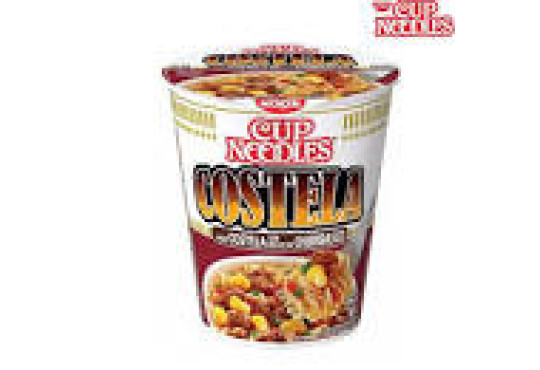 MASSA.NISSIN CUP NOODLES COSTELA C/MOLHO 68GR POTE MICROONDAS