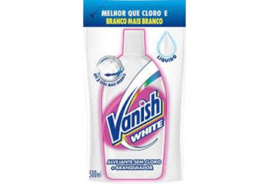 LIMPADOR VANISH LIQ. REFIL 500ML WHITE/BRANCO