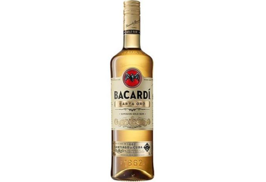 LT. BACARDI CARTA OURO VIDRO 980ML