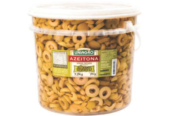 AZEITONA UNIAGRO FATIADA 2KG