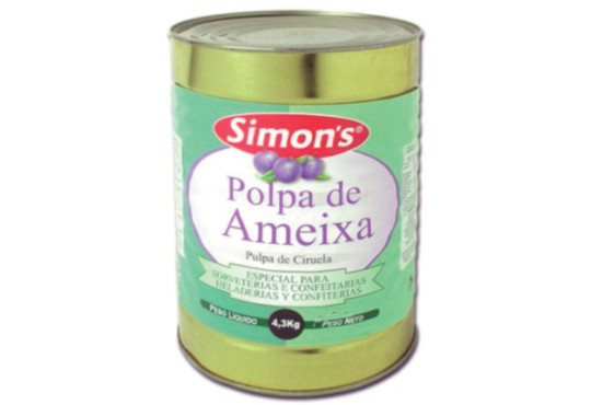 POLPA FRUTA SIMONS AMEIXA 4,3KG