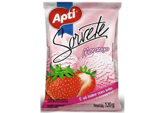 SORV. PO P/SORVETE APTI MORANGO 120GR