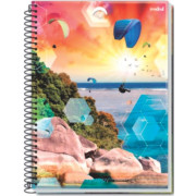 CADERNO 1 MATÉRIA GRANDE 96FLH HAPPY