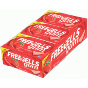 CHICLÉ FREEGELLS GUM MORANGO C/ 21