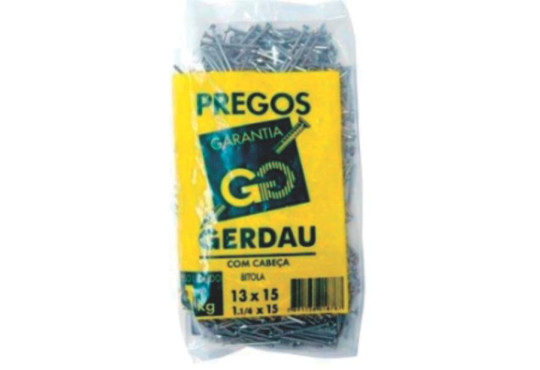 PREGO GERDAU 13X15 1KG