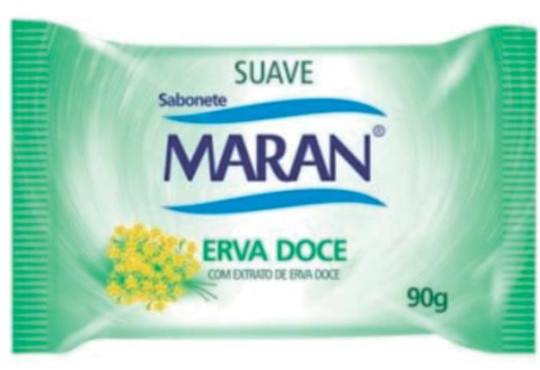SABONETE MARAN ERVA DOCE 12X90GR