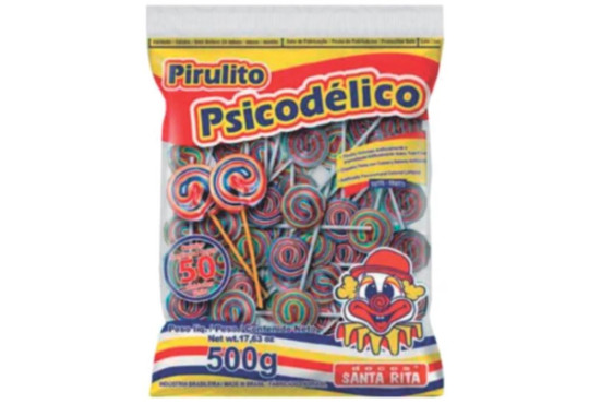 PIRULITO PSICODÉLICO CHAVES SANTA RITA C/50X10GR