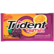 CHICLÉ TRIDENT FRUITMIX MARACUJÁ/AMORA C/ 21