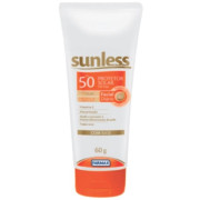 PROTETOR SOLAR FACIAL SUNLESS FPS 50 60GR