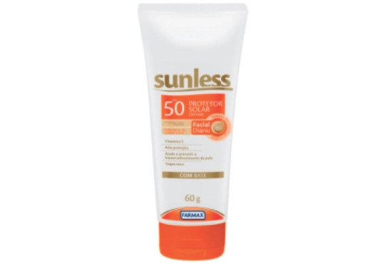 PROTETOR SOLAR FACIAL SUNLESS FPS 50 60GR