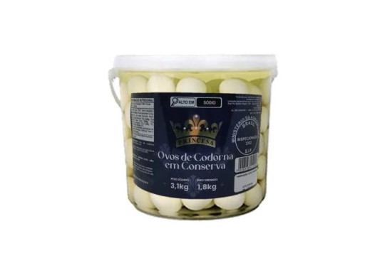 OVO CODORNA PRINCESA BALDE 1.8KG