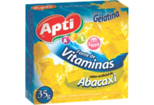 GELATINA APTI ABACAXI 35GR