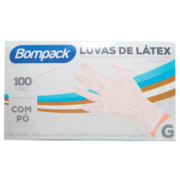 LUVA LATEX BOMPACK PROCEDIMENTO G C/ 100