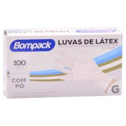 LUVA LATEX BOMPACK PROCEDIMENTO G C/ 100