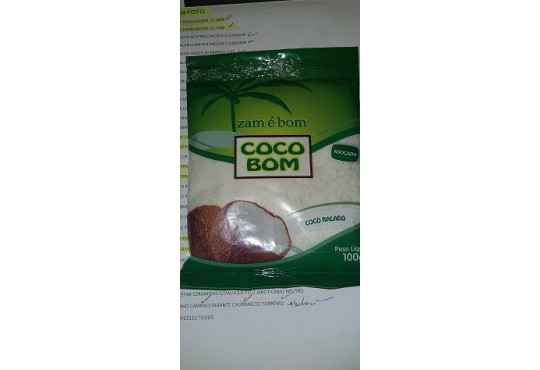 CÔCO RALADO ADOÇADO COCOBOM 100GR