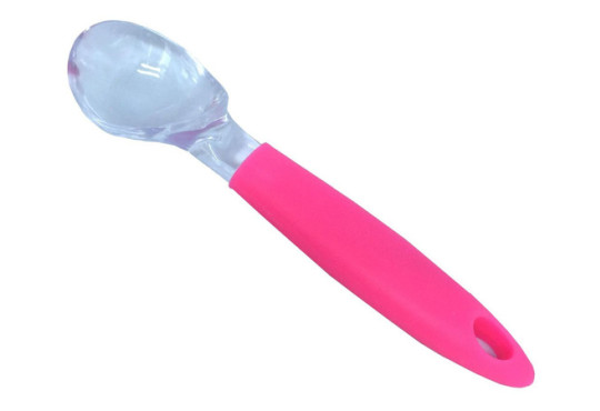 COLHER P/SORVETE PLASTICA TOK GRATIS 2 COLHERINHA