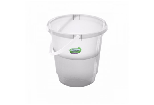 P PLASVALE BALDE 16LT TRASNPARENTE REF-162