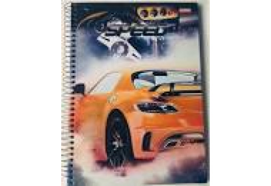 ESC. CADERNO/ ESP.C.D.10MAT SPEED/CARROS 3X160FLHS PANAMERICANA REF:8131